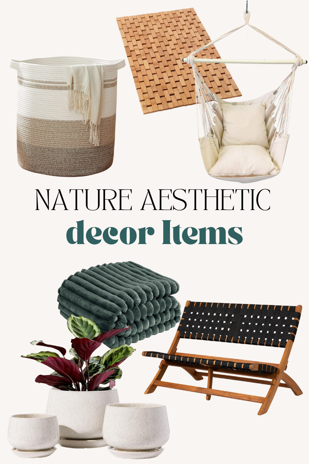 Nature Aesthetic Décor Items